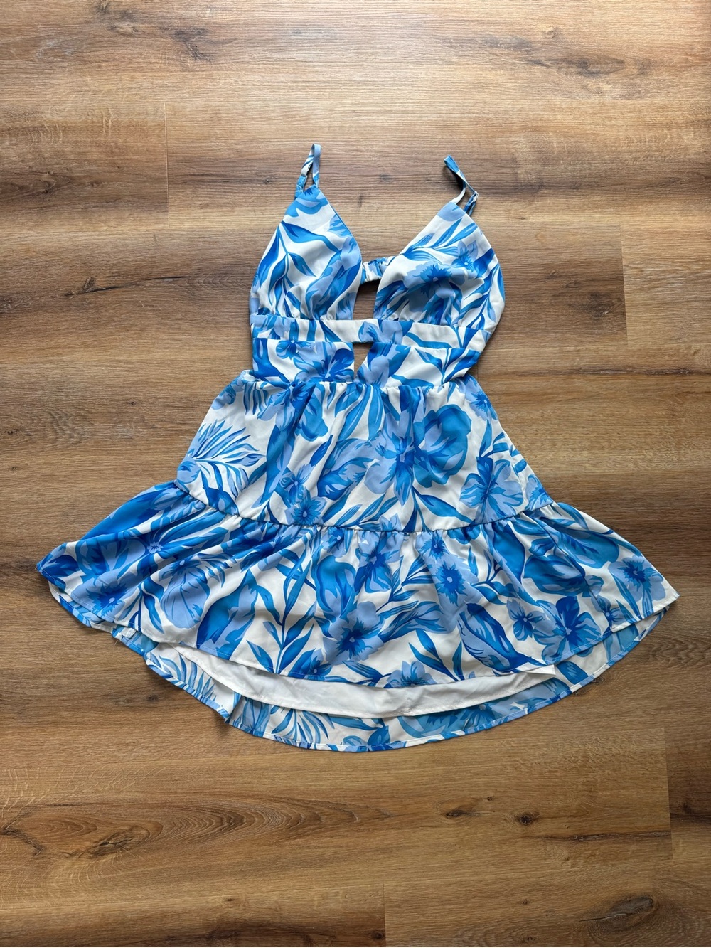 Blue Floral dress